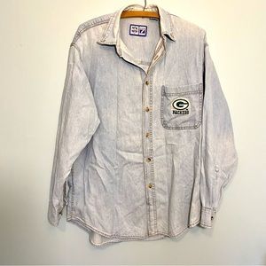 Vintage Green Bay Packers button up